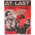 AT LAST - Glen Miller Band - Orchestra Wives - Vintage Sheet Music - 1942