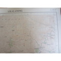 Trig Survey Map of Likalaneng (Lesotho) 2928AC - Scale 1:50 000 - 1981