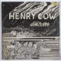 HENRY COW - Concerts - Double LP - 1976 - CAD 3002 - Vinyl LP Record - VG / VG+