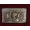 Sterling Silver Replicas of `The Stamps of Royalty` for the Queens Silver Jubilee - Boxed - 1977