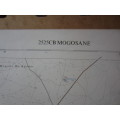 Trig Survey Map of Mogosane (Botswana) 2525CB - Scale 1:50 000 - 1980