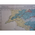 Geological Survey Map of Gansbaai and Bredasdorp - Scale 1:125 000 - 1963