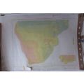 Mean Annual Rainfall Trig Survey Map of Africa - Scale 1:5 000 000 - 1958