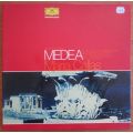 MARIA CALLAS - Medea - Box Set x 3 - Deutshe Grammaphon - Vinyl LP Record - VG / VG