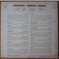 SIDOR BELARSKY - Favourite Yiddish Songs - 1957 - Vinyl LP Record - VG / VG