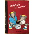 BABAR AT HOME - Jean de Brunhoff - 1959 - HB