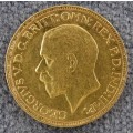 SOUTH AFRICA 1929 SOVEREIGN, EF