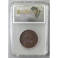 PROOF SOUTH AFRICA PENNY 1958 PF64-RB SANGS