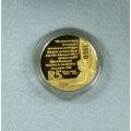 2005 Protea Albert Luthuli 1/10oz Proof Gold Coin