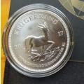2017 1oz SILVER KRUGERRAND - PREMIUM UNCIRCULATED AND AUTHENTICATED