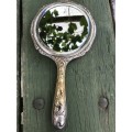 SILVER PLATED HAND / DRESSING TABLE MIRROR