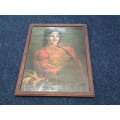 Tretchikoff signed print of a Lady