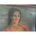 Tretchikoff signed print of a Lady