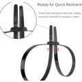 Heavy Duty Nylon Flexi Cuffs / Double Locking Zip Tie Handcuffs 15 Pack