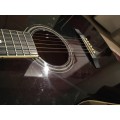 Montana Black Acoustic Guitar - REDUCED