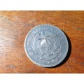 1895 South Africa ZAR Kruger Silver Half-Crown 2,5 Shillings