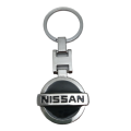 Nissan styling: Metal Keychain with Nissan racing stickers