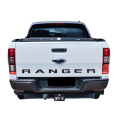 Tailgate Sticker Compatible with Ford Ranger Solid Black