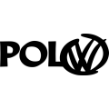 VW Polo styling set: Metal decal and Polo stickers
