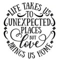 Unexpected places Vinyl Wall Decor