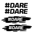 Dare Sticker Compatible with Mahindra # DARE