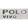VW Polo Vivo - Compatible Tailgate Sticker - Black and Silver