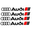 Audi Styling Stickers set for Door Handles - Audi set