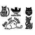 Decorative Sticker mix set - Cat
