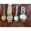3 Lanco Ladies Watches plus 1 Roamer Watch - All Working!! All in one lot.