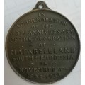 Commemorative Medallion 40th Anniversary of Matabeleland