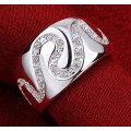 925 Silver Fashion Ring - Size 8