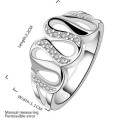 *** Summer Style *** 925 Silver Fashion Ring Size 8