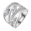 *** TOP Quality ***  18K Platinum Plated Beautiful Ring - Size 8