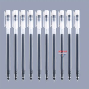 10-Pack Set BLACK Quick-Drying 0.5mm Needle Tube Gen Pens (1 bid gets 10 Pens)