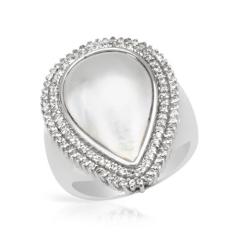 Golden Mabe Pearl Ring In Sterling Silver  forumiktvasa