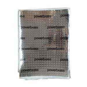 10 Pack Powerbass 2mm Professional Sound Deadening Sheets Free Roller Included