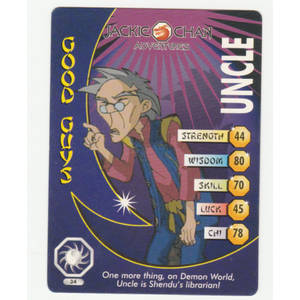 Trading Cards Jackie Chan Adventures The Chan Clan Card 28 Uncle Regular Card Was Listed For R23 00 On 17 Oct At 09 31 By Cape Town Philatelist In Cape Town Id