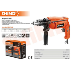 SHIND 550W Impact Drill - 13mm Chuck - Variable Speed - Soft Grip