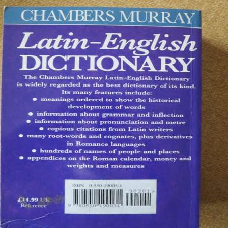 chambers murray latin english dictionary chambers murray latin english dictionary