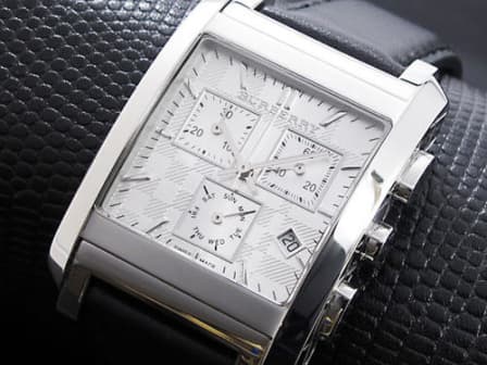 Men's Watches - ONLY 1!!Mens Burberry Square Face Chronograph W/ Box Papers  etc**R5299** was sold for R2, on 2 Oct at 20:31 by TopWatch Jewels in  Cape Town (ID:115857537)