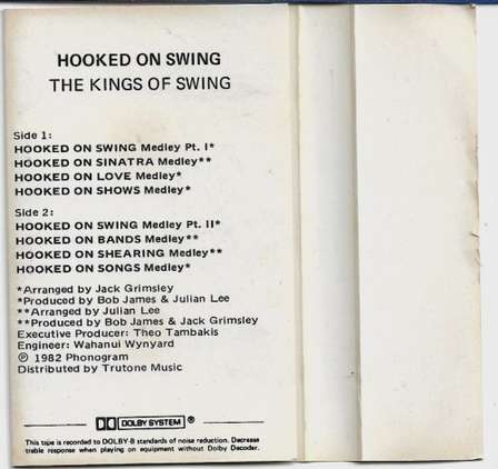 Blues & Jazz - Hooked on Swing Cassette Tape was listed for R45.00 on