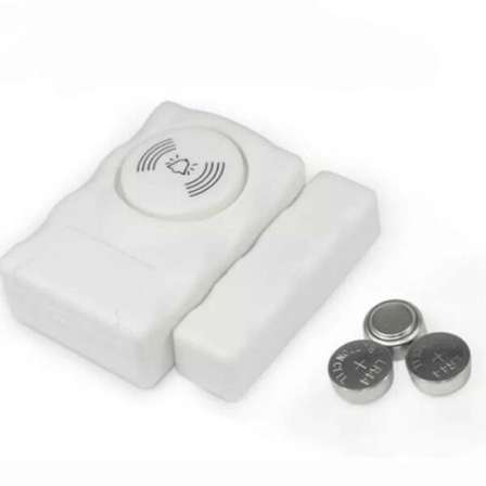 Wireless magnetic sensor door and window alarm system