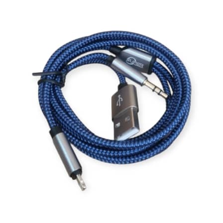 Lightning to 3.5mm Aux and USB Cable