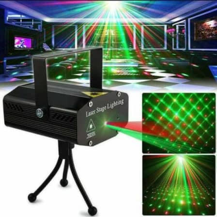 Speaker LED Small Stage Lighting Projector with USB Port