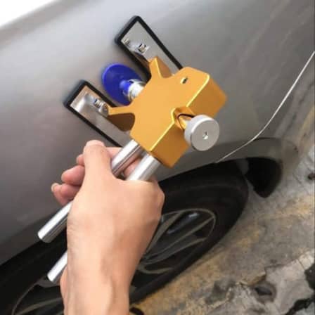 Metal Car Dent Repair Tools Dent Puller Auto Body Dents Suction Cup  T-puller + 18 Spacers