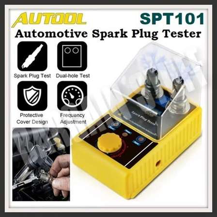 Tester Per Candele Auto SPT101 - 110V/220V, Doppio Foro, Per Diagnosi Motore