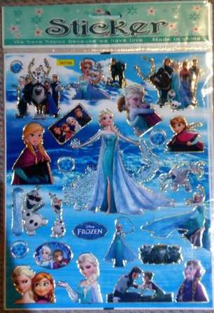 Party Decor - FROZEN sticker sheet was sold for R7.00 on 31 Jan at 16: ...