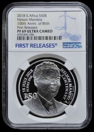 Collections & Sets - Graded 2018 Proof Mandela Centenary 3 Coin Set ...