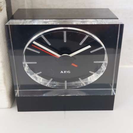Other Clocks - Rare New old stock!! 1970`s AEG bauhaus acrylic desk ...