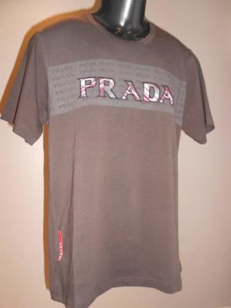 T-shirts - Men's Brown Prada T-Shirt was sold for  on 5 Nov at 11:38  by Fusion Design 007 in Cape Town (ID:118197937)